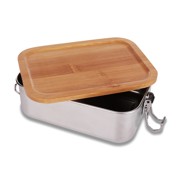 R08208.01 - Stalowy lunch box Somerton 800 ml, srebrny 