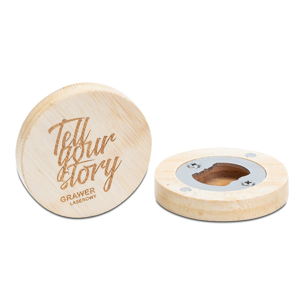 R17549.13.IIQ - Otwieracz do butelek z magnesem, beżowy - druga jakość