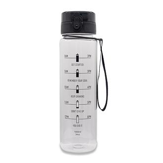 R08077 - Bidon Motiva RPET 1000 ml, transparentny 