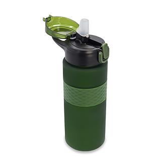 R08078 - Bidon ze słomką Noviq 700 ml, ciemny zielony 