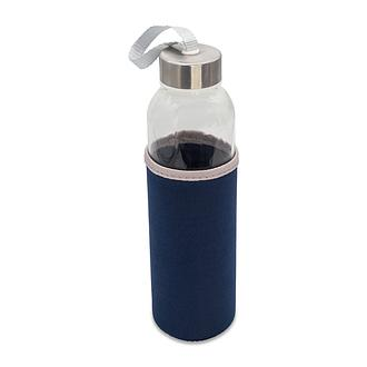 R08276 - Szklana butelka Vim 500 ml, granatowy 