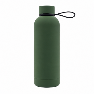R08993 - Butelka termiczna z uchwytem Mendoza Duo 500 ml, ciemny zielony 