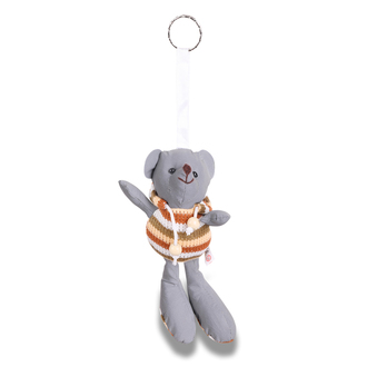 R73840 - Brelok Teddy, szary 
