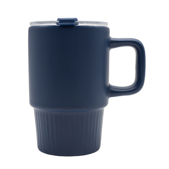 R85323 - Kubek ceramiczny Azzurro 440 ml, granatowy 