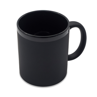 R85324 - Kubek ceramiczny Velluto 350 ml, czarny 