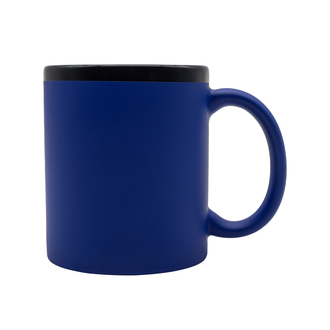 R85324 - Kubek ceramiczny Velluto 350 ml, niebieski 
