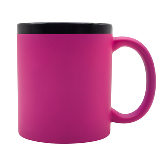 R85324 - Kubek ceramiczny Velluto 350 ml, magenta 