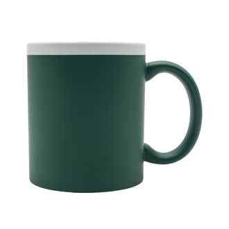 R85326 - Kubek ceramiczny Velutti 350 ml, zielony 