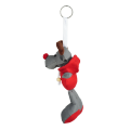 R73839 - Brelok Reindeer, szary/czerwony 